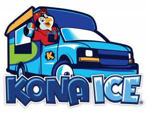 Kona Ice Logo with penguin